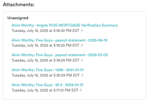 LenderLogix LiteSpeed App Page | View Documents