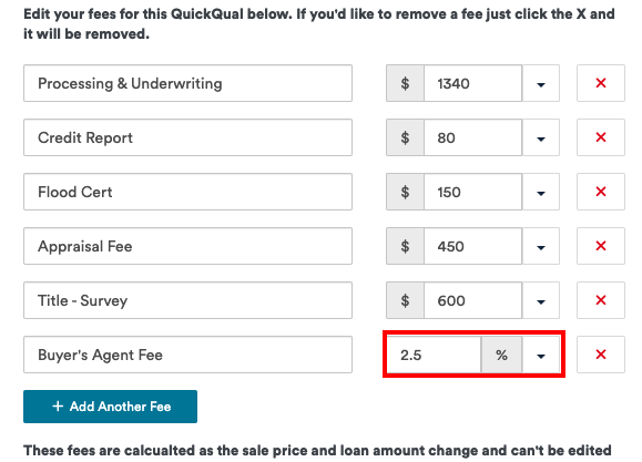 Account for the New NAR Commission Rules in QuickQual