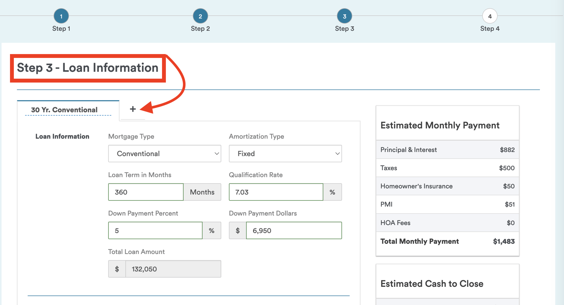 Fha Connection Case Query Example Adding Multiple Scenarios to a QuickQual